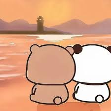 Dudu & Bubu watching sunset